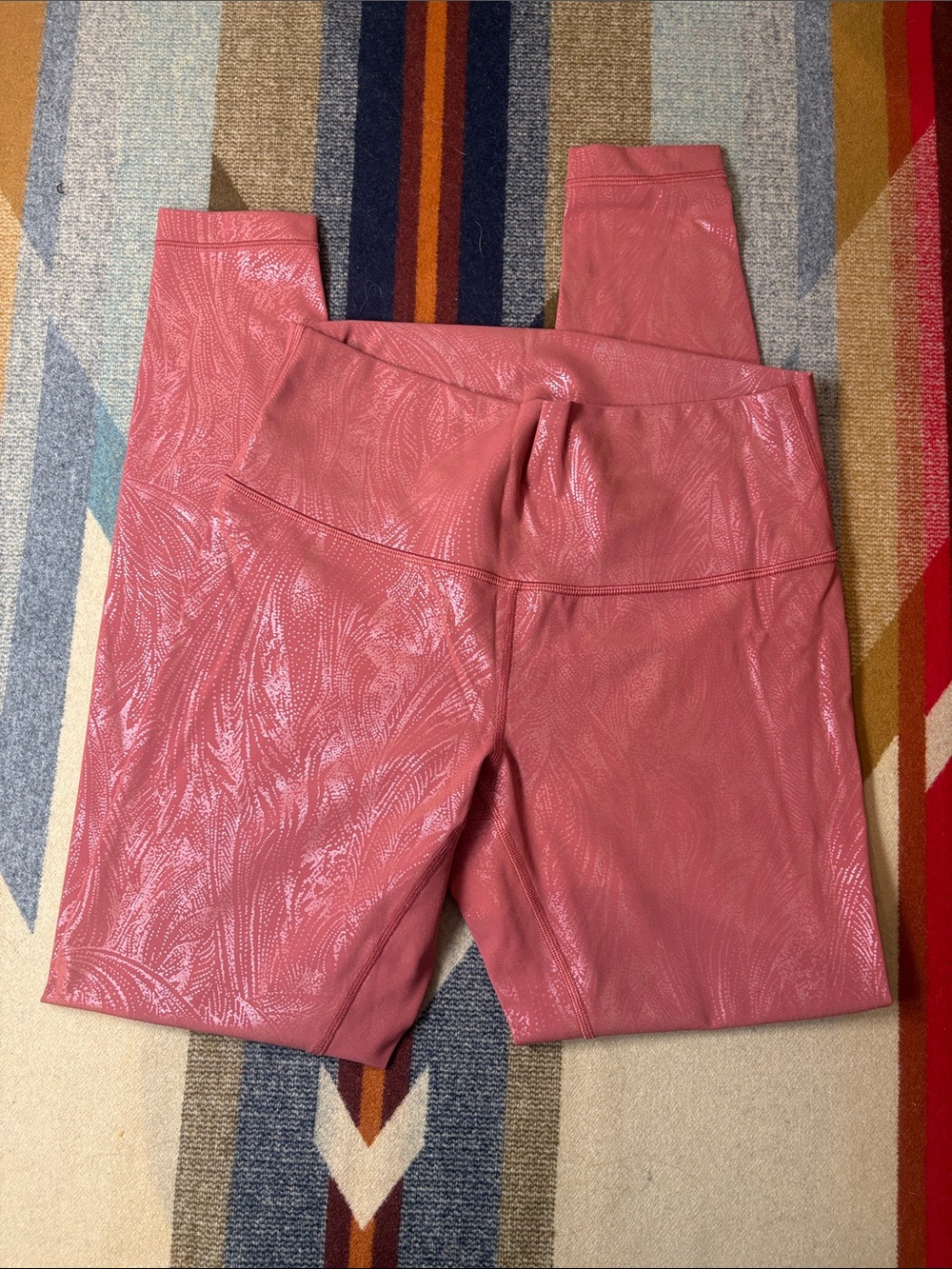Lululemon Wunder Under High-Rise Tight 28" Shine size 8